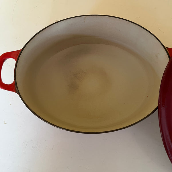 Kersenrode valen Le Creuset braadpan 27 cm