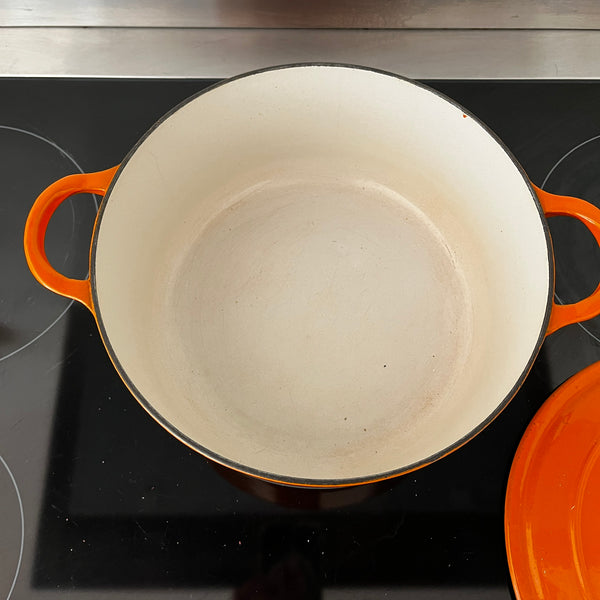 Le Creuset braadpan 24 cm oranje