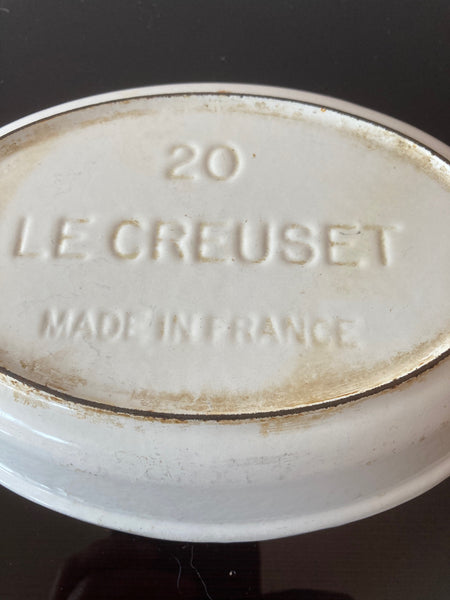 Creuset ovenschaaltje 18 cm wit ovaal