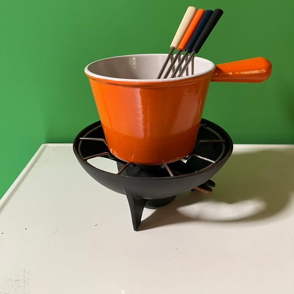 Le Creuset fonduestel inclusief fonduevorken