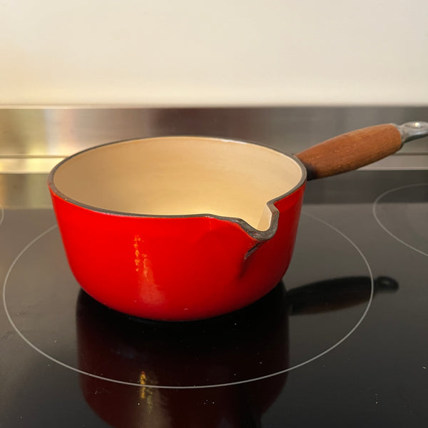 Kersenrode Le Creuset steelpan 16 cm
