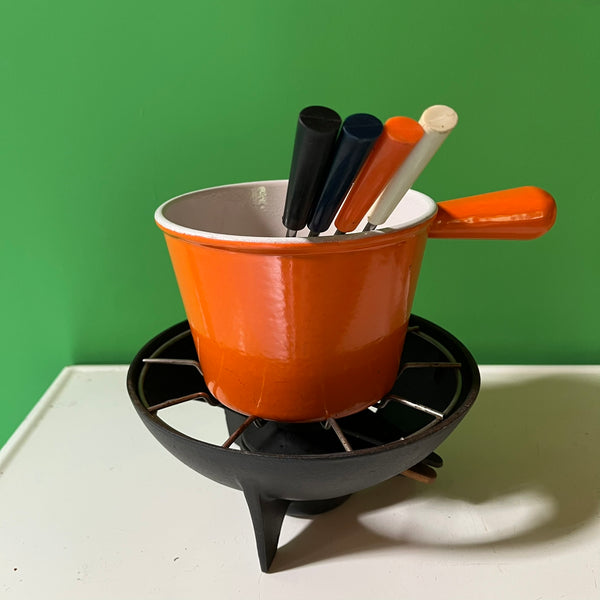 Le Creuset fonduestel inclusief fonduevorken