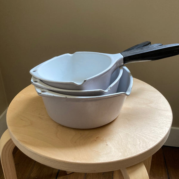 Set Le Creuset casserole en steelpannen Raymond Loewy