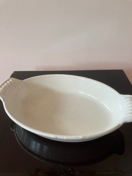 Creuset ovenschaaltje 18 cm wit ovaal
