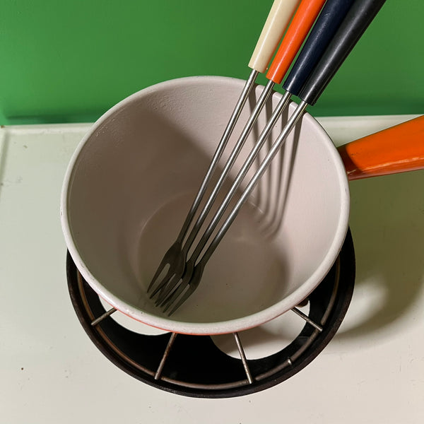 Le Creuset fonduestel inclusief fonduevorken