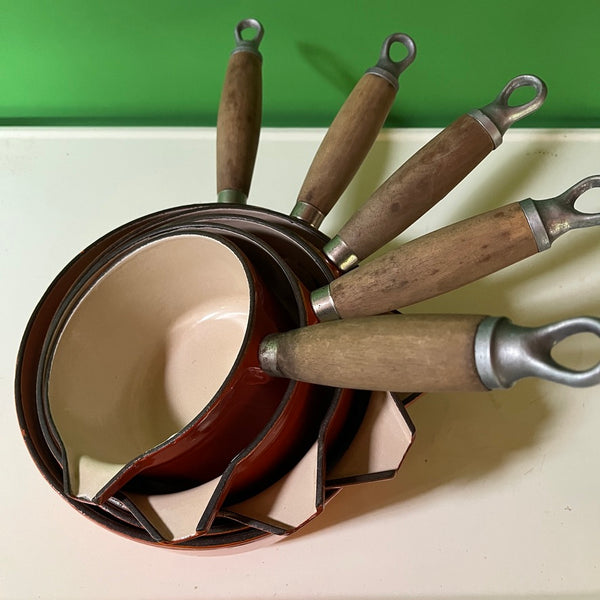 Set Le Creuset steelpannen 5 stuks