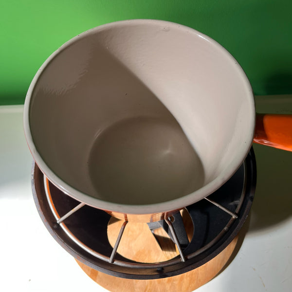 Le Creuset fonduestel in originele doos inclusief Le Creuset fonduevorken