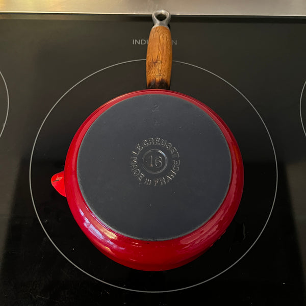 Kersenrode Le Creuset steelpan 16 cm