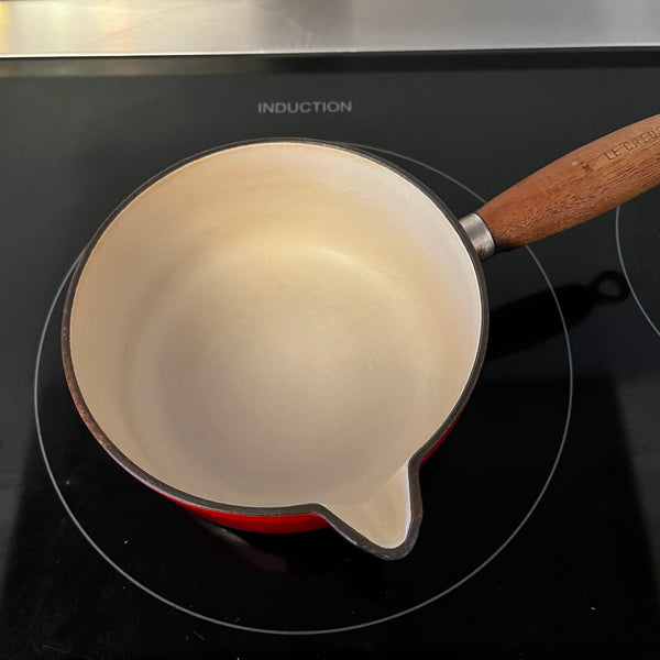 Kersenrode Le Creuset steelpan 16 cm
