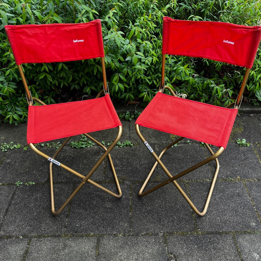 Set Lafuma campingstoeltjes