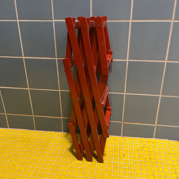 Opklapbaar houten wijnrek 10 felssen