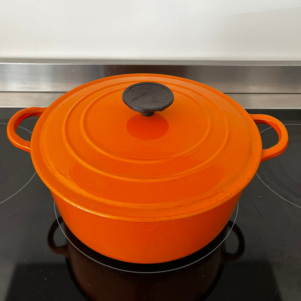 Le Creuset braadpan 24 cm oranje