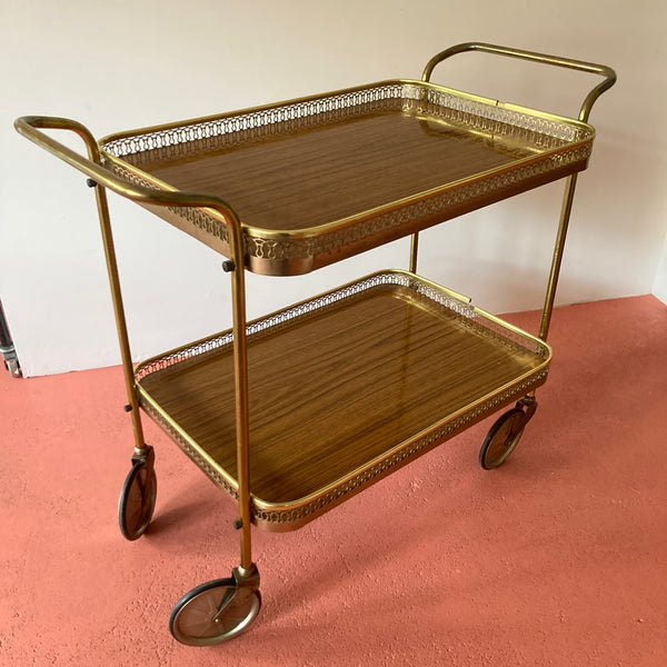 Vintage bar trolley