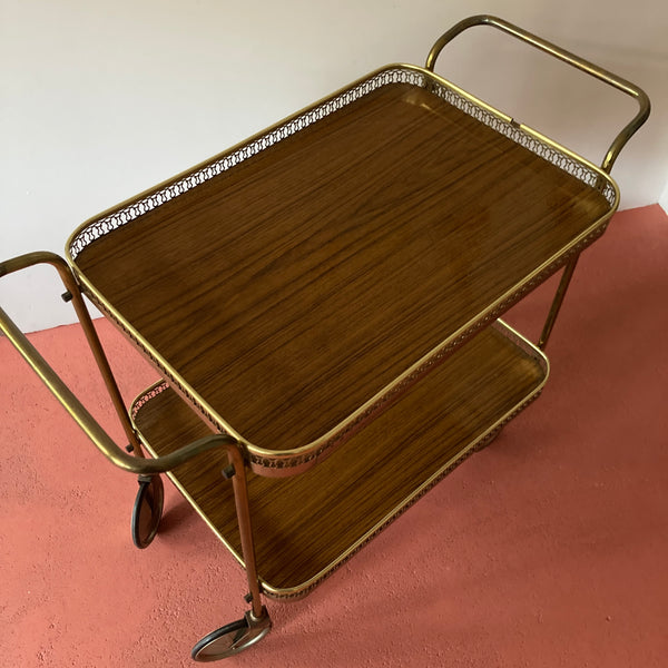 Vintage bar trolley