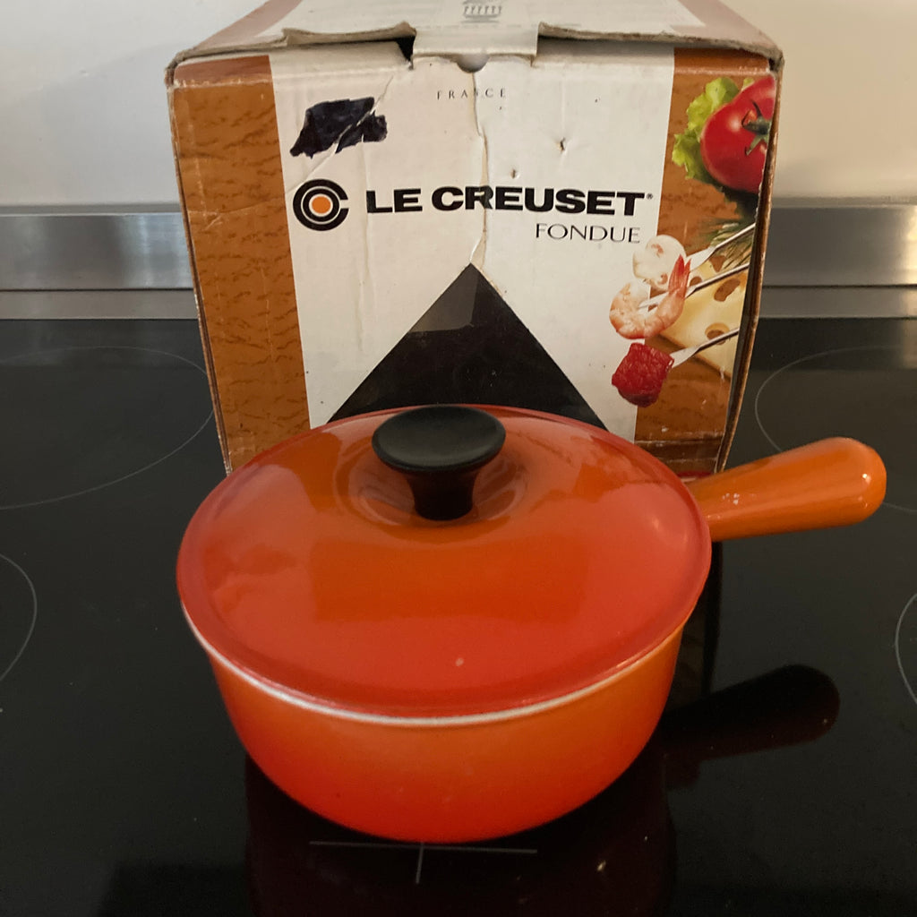 Le Creuset fonduepan met deksel 18 cm